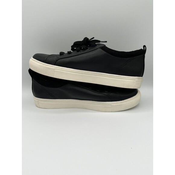 Nordstrom Rack Mens Mraaron Black Lace Up Round Toe Casual Sneakers Shoes Sz 8.5 main image 4